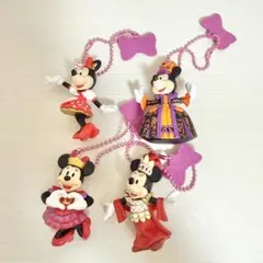 ディズニー40周年 ミニー パルパルーザ キーチェーン4種セットのサムネイル