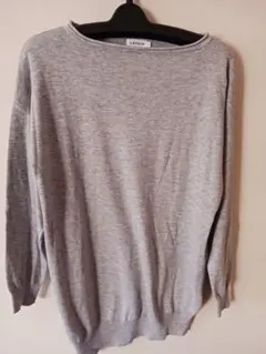 LEPSIM グレー 長袖 ニットセーター