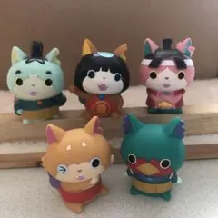 妖怪ウォッチ指人形　三太郎ニャン　＋　イヌニャン　キジニャン　5体セット