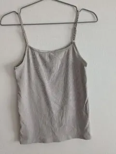 NATURAL BEAUTY BASIC リブ編みキャミソール FR