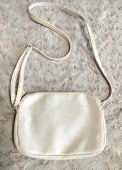 【ショルダーバッグ】2連 白 ホワイト