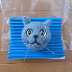 羊毛フェルト 猫 缶バッジ