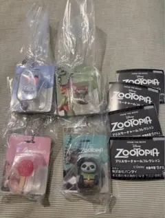 ズートピア　ブリスターチャームコレクション　4種セット　ニック　ズートピア2