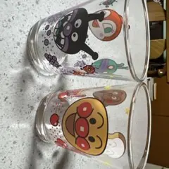 アンパンマン キャラクターグラス 2個セット