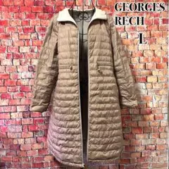 GEORGES RECH 2WAYリバーシブルフーデットダウン　ブラウン　訳ありのサムネイル