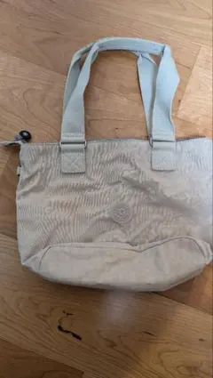 キプリング　ベージュ ナイロン トートバッグ