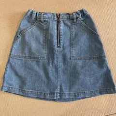 レピピアルマリオ　デニムジッパースカート　150