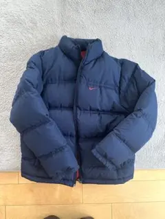 NIKE リバーシブル 中綿ジャケット ネイビー レッド