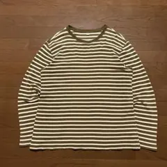 00s OLD UNIQLO stripe thermal L goodカラー