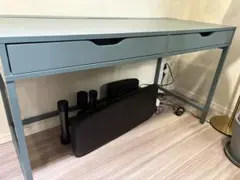 IKEA ALEX アレクス デスク グレーターコイズ 100×48 デスク - メルカリ