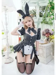 Malymoon マスキュリンバニースーツ グレーチェックのサムネイル
