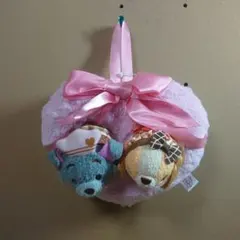 ツムツムぬいぐるみ　ハートハウスセット　トランプ　レディ