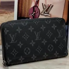 ルイヴィトン モノグラム エクリプス ジッピーXL 長財布 セカンド