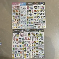 【正規品】たまごっち、あわわちゃん、平成ファンシー　4サイズステッカー７枚セット