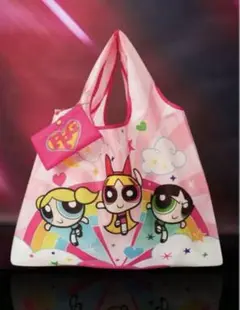 【新品未使用】パワーパフガールズ エコバッグ ピンク
