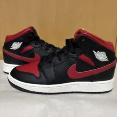 NIKE ナイキ エアジョーダン1 ミッド GS ブレッド 22.5cm