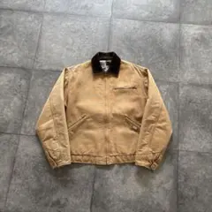 carhartt デトロイトジャケット　ブラウン　usa製 フェード　希少サイズ