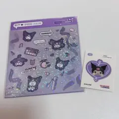 【匿名配送】Kuromi クロミ ステッカーセット シール サンリオのサムネイル