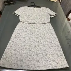 半袖花柄ワンピース　小さいサイズのサムネイル