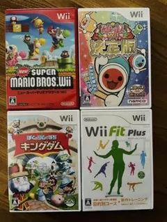 Wiiソフトまとめ売り　4本セット　おまけつき