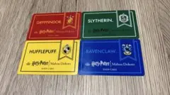ハリーポッター　マホウドコロ　ショップカード　4寮セット