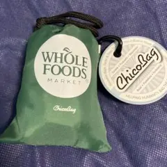 新品未使用品 WHOLE FOODS MARKET ChicoBag緑色