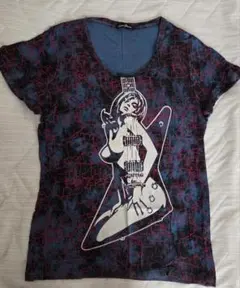 Hysterie Glamour Tシャツ ギターグラフィック　ヒスグラ