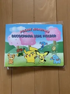 未使用80枚用M07◆ポケモンパン◆デコキャラシールホルダー