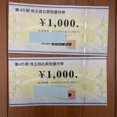 株式会社ビックカメラ 株主優待券