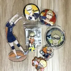 ハイキュー!! 月島蛍 グッズ セット 缶バッチ カード アクリル
