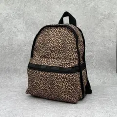 LeSportsac ベーシック バックパック レオパード柄 ブラウン リュックのサムネイル