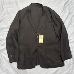 無印良品リネンジャケット XL 黒