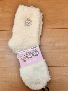 【ちいかわ】もこもこクルーソックス　うさぎ単品