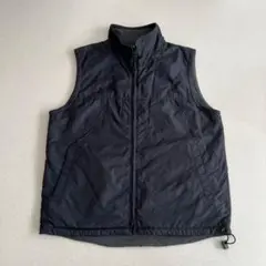 OLD UNIQLO リバーシブル ナイロンフリースベスト ブラック