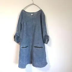 354F25 ON LOVE OFF シャツ トップス デニム風