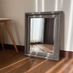 アンティーク調　ミラー 長方形　中型