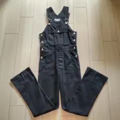 【HOLIDAY】SLIM FLARE DENIM オーバーオール ブラック