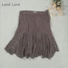 Land Lordプリーツスカート&vis/リボン付カットソー
