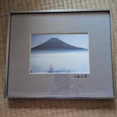 大淵武則 号 光則 純銀製 貴金属画 富士桜 1号 - メルカリ
