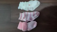 ベビー　女の子　靴下　3pセット　7-9　《未使用》