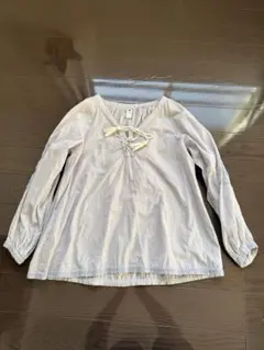 179/wg NICOLE CLUB カットソー 水色 Fサイズ