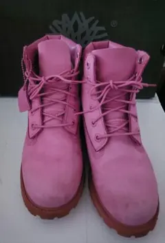 ティンバーランド　ピンク ブーツ　22.5