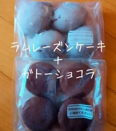 治一郎 ラムレーズンケーキ　ガトーショコラ　アウトレットのサムネイル