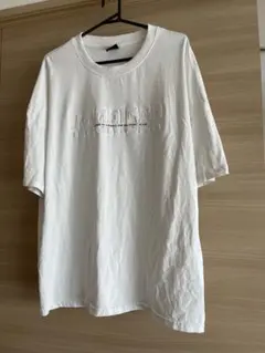 エンボスロゴ Tシャツ ホワイト 3XL