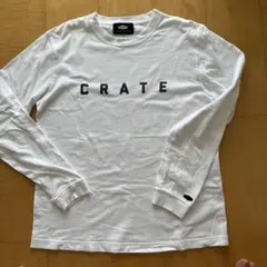CRATE ロングスリーブTシャツ ホワイト