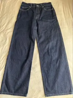 UNIQLOワイドジーンズ　サイズ25 ブルー