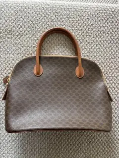 セリーヌ CELINE マカダム柄 ハンドバッグ ブラウン レディース 【中古】