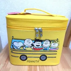PEANUTS スクールバスデザインポーチ