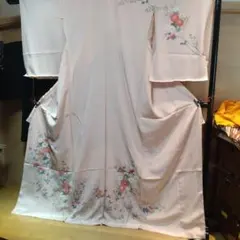 薄ピンク色 訪問着 菊の花模様のサムネイル