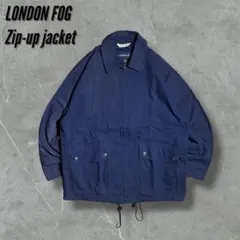 LONDON FOG オーバーサイズ ジップアップジャケット ドローコード